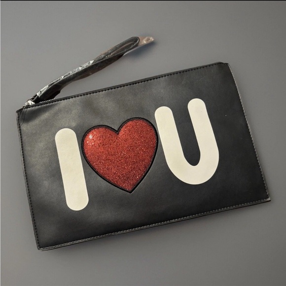 Carlos by Carlos Santana Handbags - I Love You Carlos Santana Extra Large Clutch | Unique Gift | Fast Ship